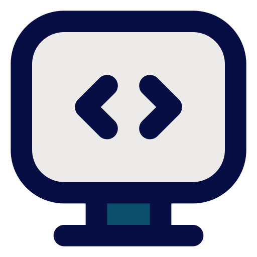 Code Generic Outline Color icon