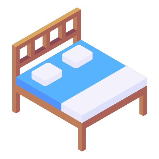 Bed Generic Isometric icon