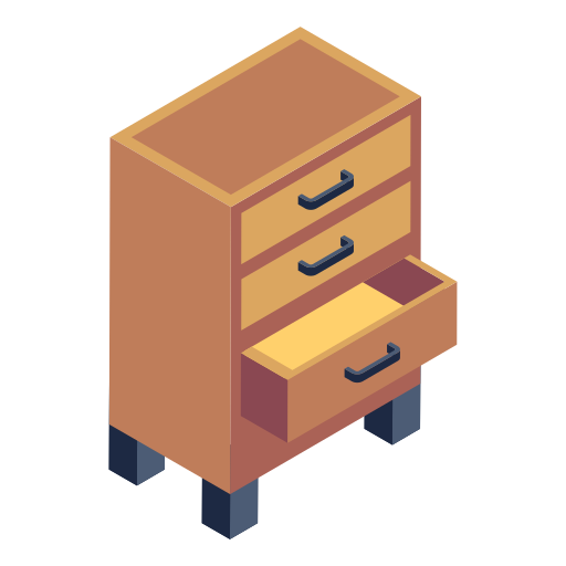 Side table Generic Isometric icon