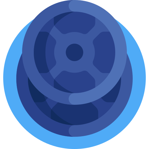 웨이트 플레이트 Detailed Flat Circular Flat icon