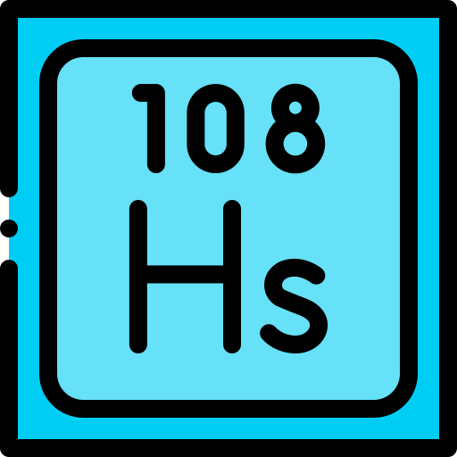 hassium Detailed Rounded Lineal color icon