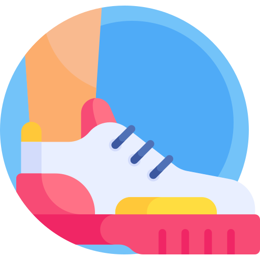 Shoes Detailed Flat Circular Flat icon