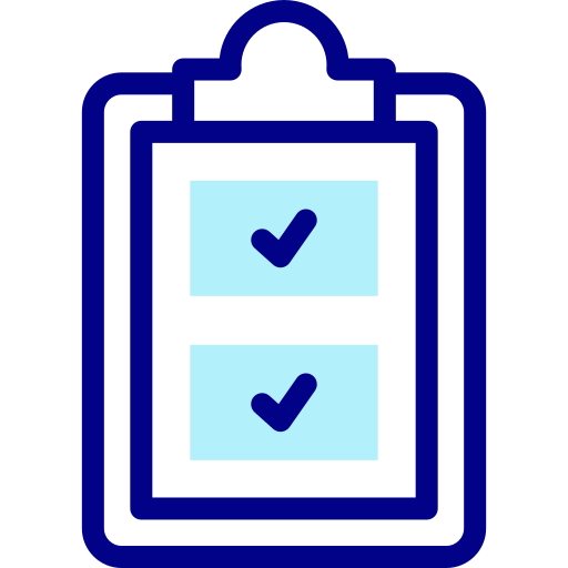 Clipboard Detailed Mixed Lineal color icon