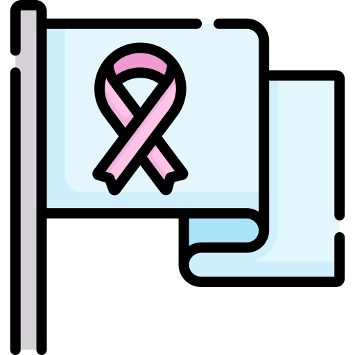핑크 리본 Special Lineal color icon