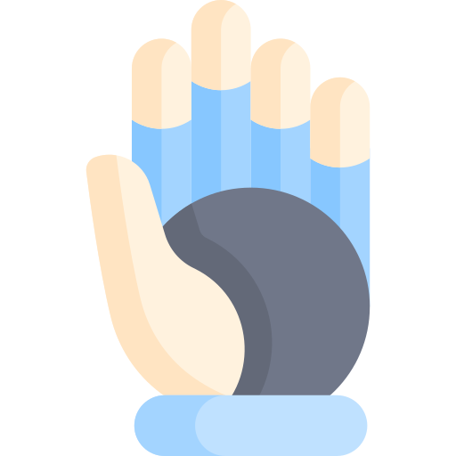 rękawica Kawaii Flat ikona