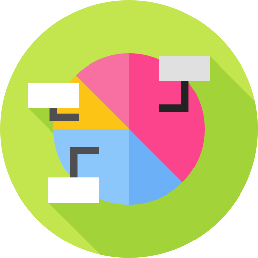 Круговая диаграмма Flat Circular Flat иконка