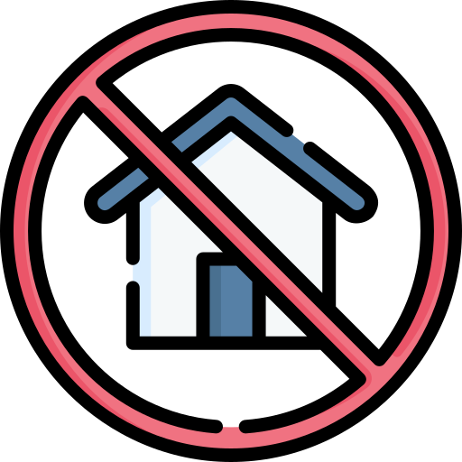 No home Special Lineal color icon