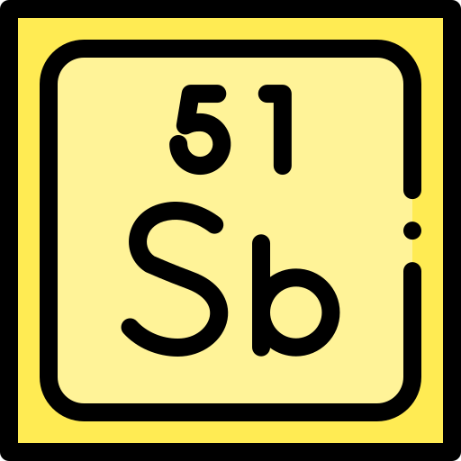 Antimony Detailed Rounded Lineal color icon