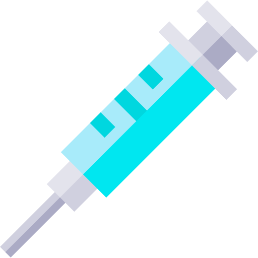 Syringe Basic Straight Flat icon