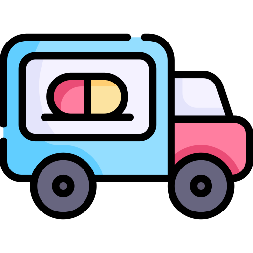 トラック Kawaii Lineal color icon
