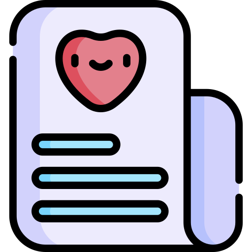 Love letter Kawaii Lineal color icon