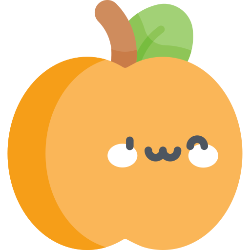 Apricot Kawaii Flat icon