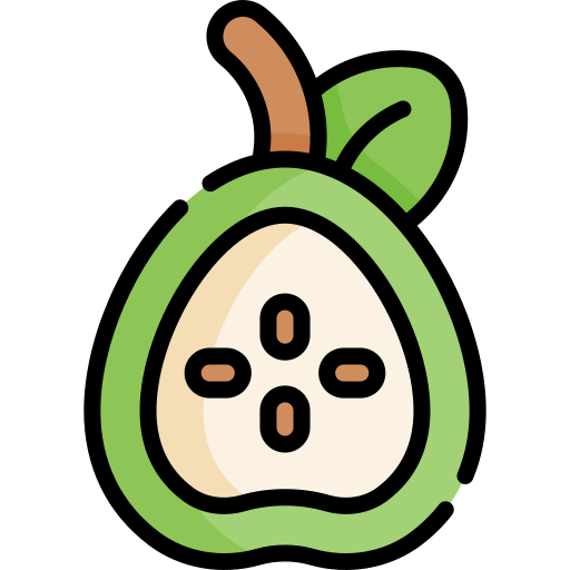 Guava Kawaii Lineal color icon