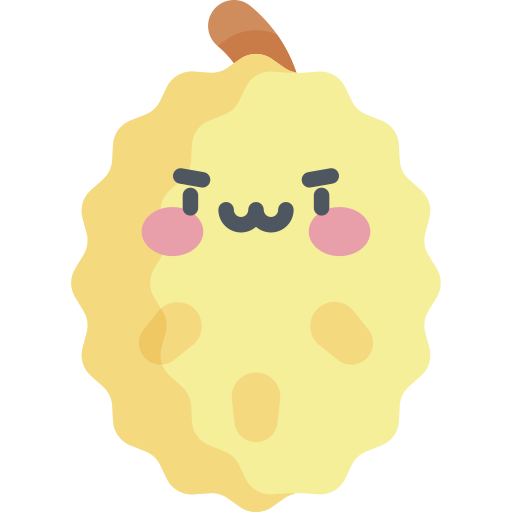durian Kawaii Flat ikona