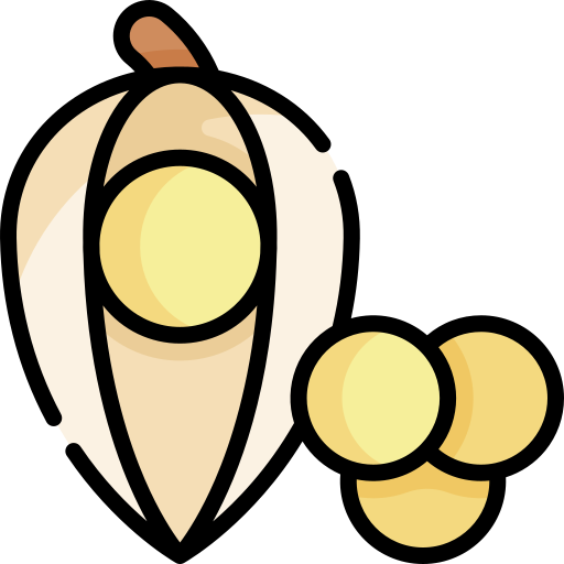 złote jagody Kawaii Lineal color ikona