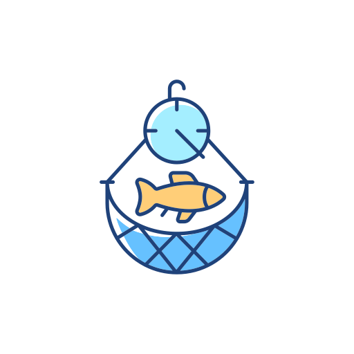 Overfishing Generic Thin Outline Color icon