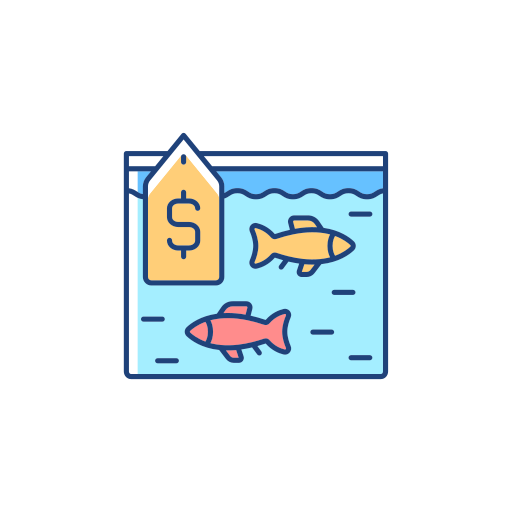 aquarium Generic Thin Outline Color icon