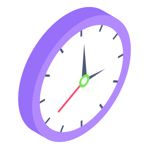 Wall clock Generic Isometric icon