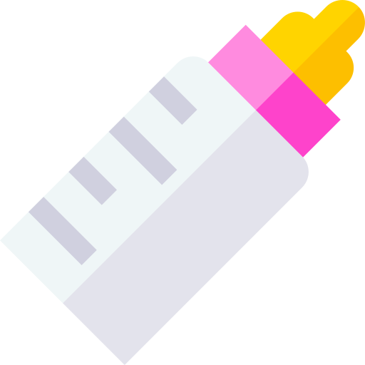 Feeding bottle Basic Straight Flat icon