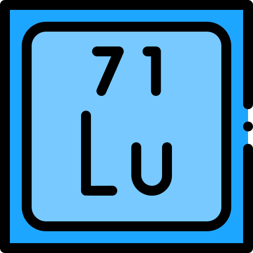 Lutetium Detailed Rounded Lineal color icon