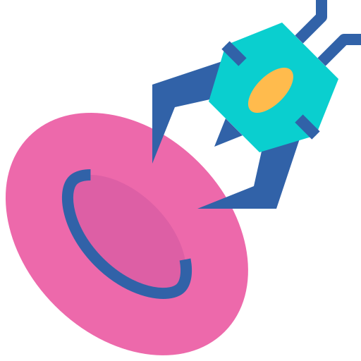 Nanorobot Becris Flat icon