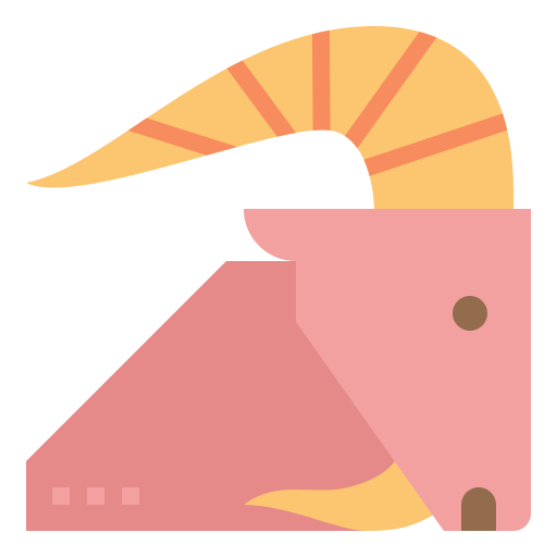 steenbok Becris Flat icoon
