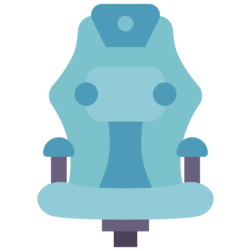 Gaming chair Becris Flat icon