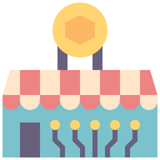 Marketplace Becris Flat icon