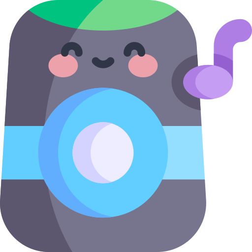 Loudspeaker Kawaii Flat icon