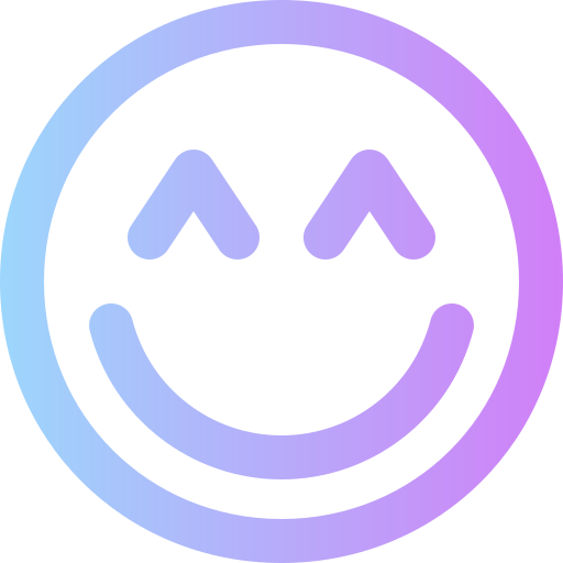 Smile Super Basic Rounded Gradient icon