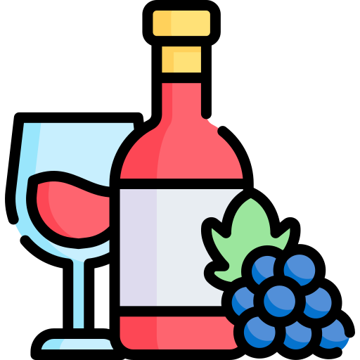 wijnfles Special Lineal color icoon