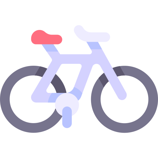 Cycling Kawaii Flat icon