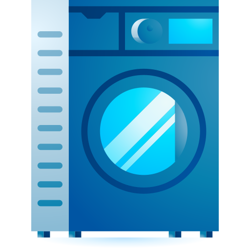 Washing machine 3D Toy Gradient icon
