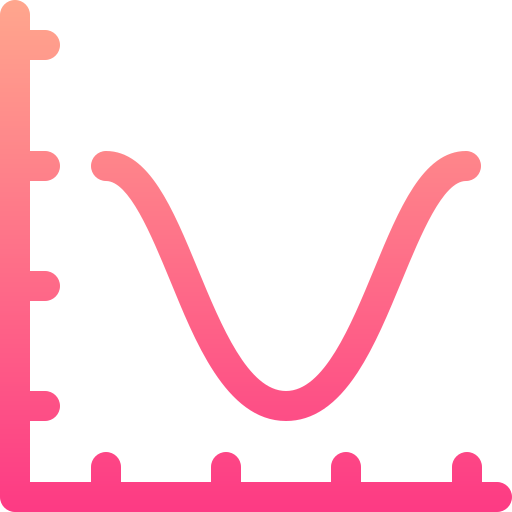 wykres Basic Gradient Lineal color ikona