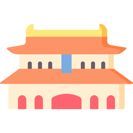 templo de confucio Special Flat icono