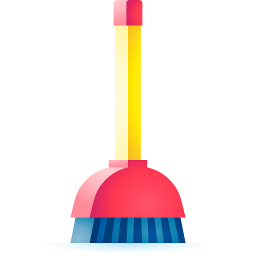 Метла 3D Toy Gradient иконка
