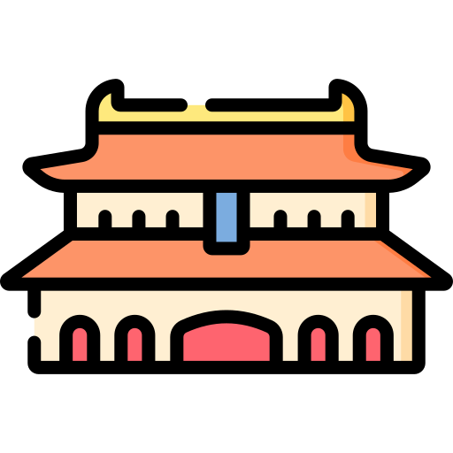 Temple of confucius Special Lineal color icon