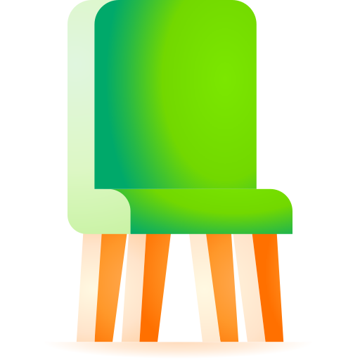 sedia 3D Toy Gradient icona