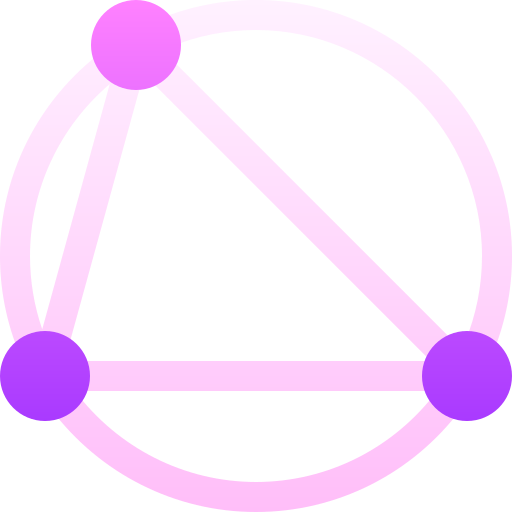 Intersect Basic Gradient Gradient icon