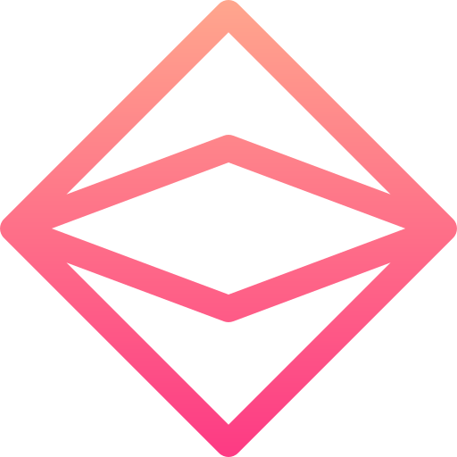 oktaedr Basic Gradient Lineal color ikona