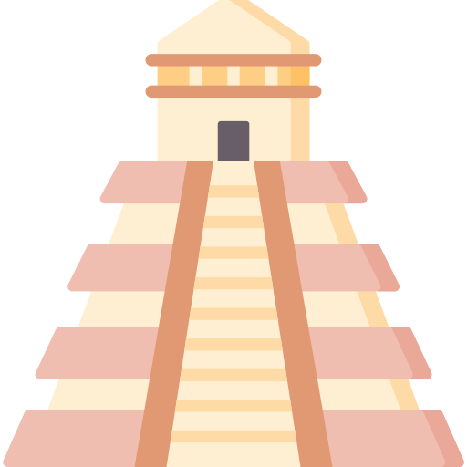 pirámide azteca Special Flat icono
