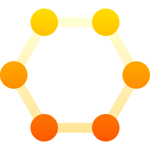 六角形 Basic Gradient Gradient icon