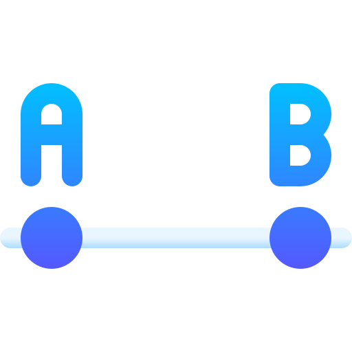 segment Basic Gradient Gradient icoon