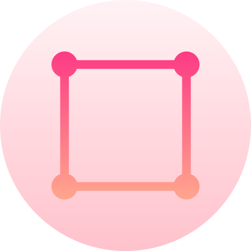 kwadrat Basic Gradient Circular ikona