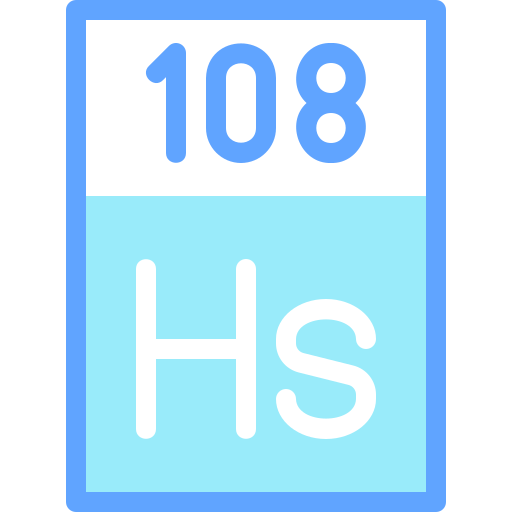 Hassium Detailed color Lineal color icon
