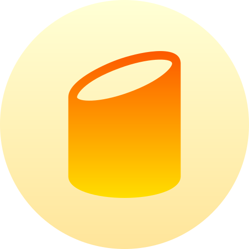 cylinder Basic Gradient Circular ikona