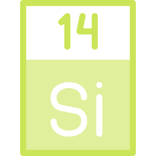 silicium Detailed color Lineal color Icône