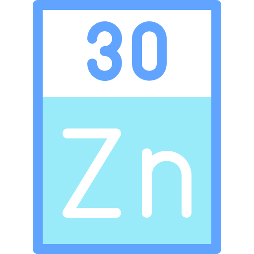 zinc Detailed color Lineal color icono