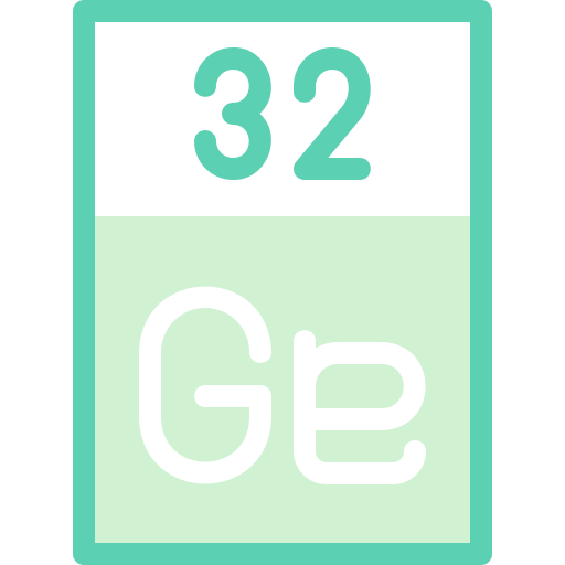 germanium Detailed color Lineal color icon