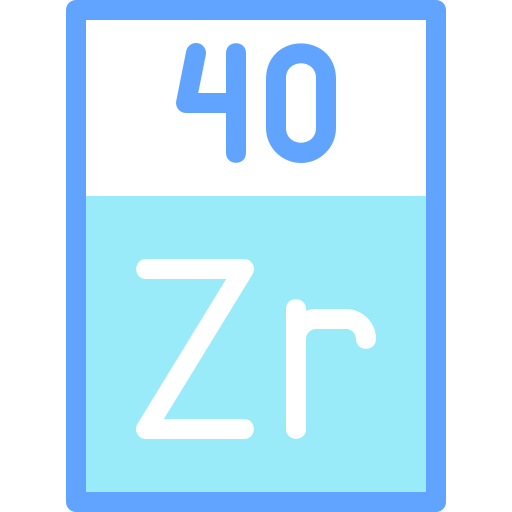 zirconium Detailed color Lineal color Icône